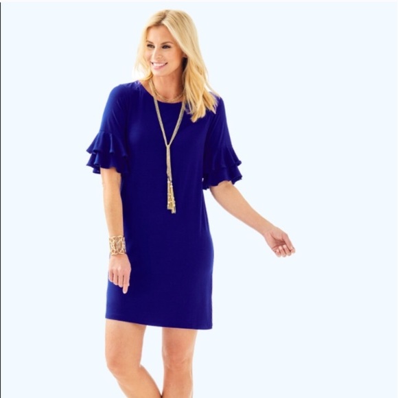 Lilly Pulitzer Dresses & Skirts - Lilly Pulitzer Twilight Blue Lula Dress Size Small